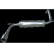 InoxCar exhaust suitable for Citroën C1 1.0 (68hp) 2005- 102mm