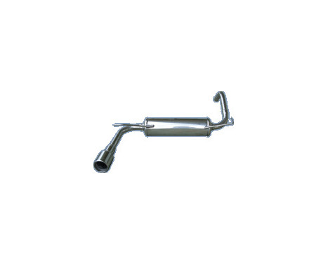 InoxCar exhaust suitable for Citroën C1 1.0 (68hp) 2005- 80mm, Image 2