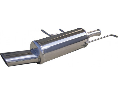 InoxCar exhaust suitable for Citroën C4 1.4 16v (88hp) 2005- 120x80mm