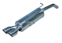 InoxCar exhaust suitable for Citroën DS3 1.6 Turbo Racing (207hp) 2011- Ø55mm 2x80mm Racing