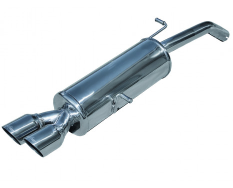 InoxCar exhaust suitable for Citroën DS3 1.6 Turbo Racing (207hp) 2011- Ø55mm 2x80mm Racing