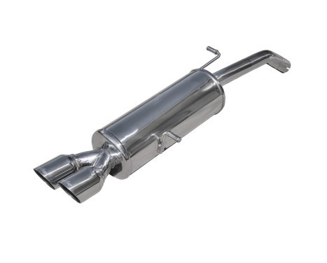 InoxCar exhaust suitable for Citroën DS3 1.6 Turbo Racing (207hp) 2011- Ø55mm 2x80mm Racing, Image 2