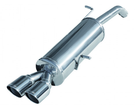 InoxCar exhaust suitable for Citroën DS3 1.6 Turbo Racing (207hp) 2011- Ø55mm 2x80mm X-Race