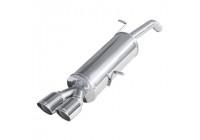 InoxCar exhaust suitable for Citroën DS3 1.6i 16V Turbo 155hp 2010-Ø 50 2x80mm X-Race