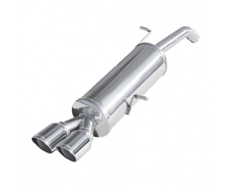 InoxCar exhaust suitable for Citroën DS3 1.6i 16V Turbo 155hp 2010-Ø 50 2x80mm X-Race