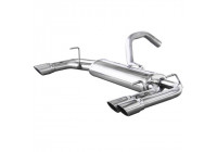 InoxCar exhaust suitable for Fiat 500 Abarth 1.4T-Jet (135-160hp) 2008- + Cabrio 2010- 2x