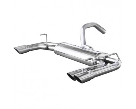 InoxCar exhaust suitable for Fiat 500 Abarth 1.4T-Jet (135-160hp) 2008- + Cabrio 2010- 2x