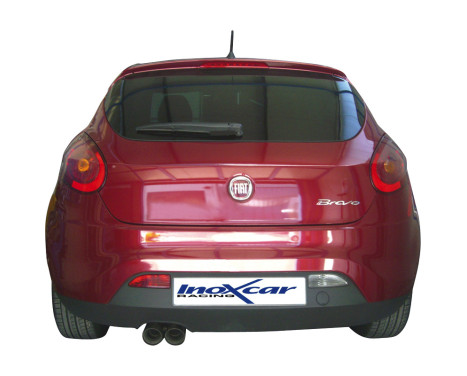 InoxCar exhaust suitable for Fiat Bravo 1.4 T-Jet Sport (150hp) 2007- 2x80mm Racing, Image 2