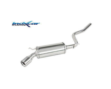 InoxCar exhaust suitable for Fiat Cinquecento 0.9 40hp / 1.1 Sporting 54hp 1994- 1x80mm