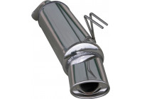 InoxCar exhaust suitable for Fiat Coupe 1.8 16v (131hp) 1997- 120x80mm