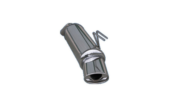 InoxCar exhaust suitable for Fiat Coupe 1.8 16v (131hp) 1997- 120x80mm, Image 2