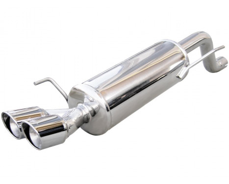InoxCar exhaust suitable for Fiat Grande Punto 1.4 T-Jet (155hp) 2007- 2x76mm X-Race (Ø55mm)