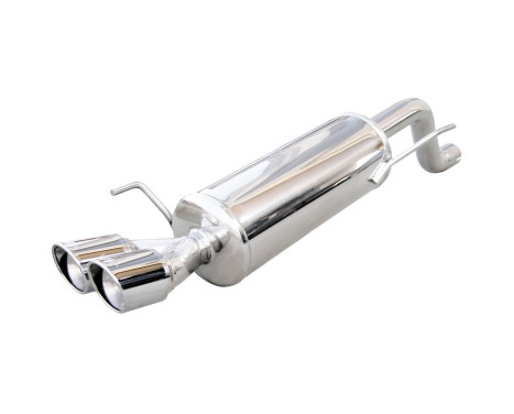 InoxCar exhaust suitable for Fiat Grande Punto 1.4 T-Jet (155hp) 2007- 2x76mm X-Race (Ø55mm), Image 2