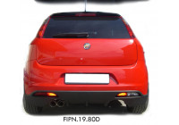InoxCar exhaust suitable for Fiat Grande Punto 1.4 Turbo Abarth 2006- 2x80mm