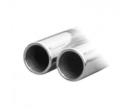 InoxCar exhaust suitable for Fiat Grande Punto 1.4T-Jet (155hp) 2007- 2x80mm (Ø60mm)