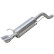 InoxCar exhaust suitable for Fiat Grande Punto 1.4T-Jet (155hp) 2007- 2x80mm Racing (Ø60mm), Thumbnail 2