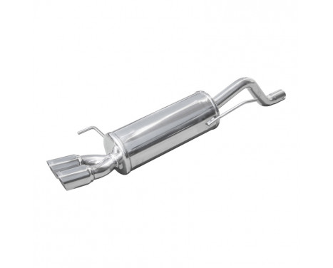 InoxCar exhaust suitable for Fiat Grande Punto (199) 1.4 Turbo T-Jet 120hp 2007- Ø 50 2x70mm