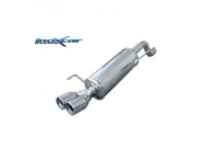 InoxCar exhaust suitable for Fiat Punto EVO 1.4 Turbo MultiAir 165hp 2010- 2x80mm