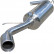 InoxCar exhaust suitable for Fiat Seicento 0.9/1.1 Sporting 1998- 80mm