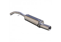 InoxCar exhaust suitable for Fiat Stilo 2.4 20v Abarth 80mm