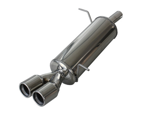 InoxCar exhaust suitable for Ford Fiesta VII 1.6 (120hp) 9/2008- 2x80mm, Image 2