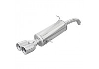 InoxCar exhaust suitable for Ford Fiesta VII 1.6 ST 182hp 2013- Ø 54 2x80mm
