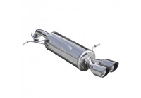 InoxCar exhaust suitable for Ford Fiesta VII 1.6ST (182hp) 2013- Ø 54mm 2x80mm Racing