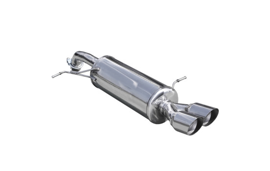 InoxCar exhaust suitable for Ford Fiesta VII 1.6ST (182hp) 2013- Ø 54mm 2x80mm Racing