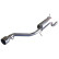 InoxCar exhaust suitable for Ford Focus 1.6 16v (100hp) 102mm