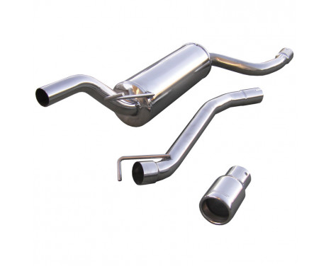 InoxCar exhaust suitable for Ford Focus 1.8 TDCi (100 hp) 80 mm