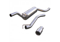 InoxCar exhaust suitable for Ford Focus 1.8 TDCi (115 hp) 80 mm