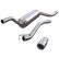 InoxCar exhaust suitable for Ford Focus 1.8 TDCi (115 hp) 80 mm