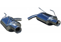 InoxCar exhaust suitable for Honda S2000 2.0 1999- Left/Right 102mm