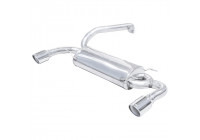 InoxCar exhaust suitable for Mazda 3 2.3 Turbo DI 16V MPS (260hp) 2010- 100mm
