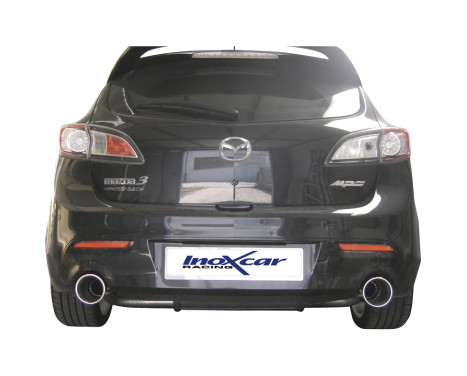 InoxCar exhaust suitable for Mazda 3 2.3Di MPS (260hp) 2010- Left/Right 120mm Mega, Image 2