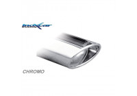 InoxCar exhaust suitable for Mazda MX-5 1.6i 16v 1998-2000 1x120x80mm Obliquo