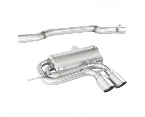 InoxCar exhaust suitable for Mini F55/F56 2.0 Cooper S/JCW (192/231hp) 2019- (With OPF/GPF) 2x9