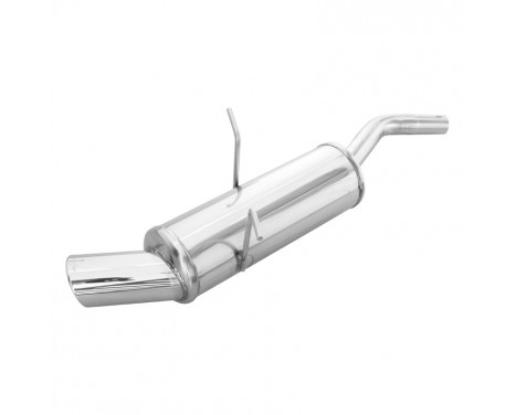 InoxCar exhaust suitable for Mini One R50 1.6 90hp 2001-2006 1x90mm X-Race