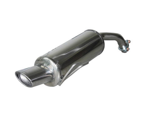 InoxCar exhaust suitable for Mitsubishi Colt CZT 1.5 Turbo 2005- 120x80mm, Image 2