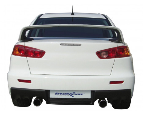 InoxCar exhaust suitable for Mitsubishi Lancer Evo X 2.0T (295hp) 2008- Left/Right 102m, Image 2