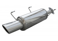 InoxCar exhaust suitable for Nissan Juke 1.6 DIG-T 2WD (190 hp) 2011- 120x80mm