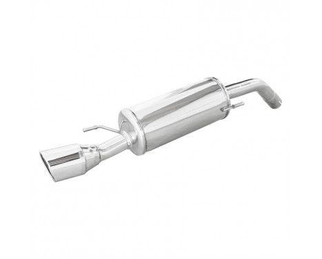 InoxCar exhaust suitable for Opel Adam 1.4 S Turbo 150hp 2015- 54mm 1x100mm X-Race