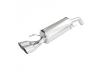 InoxCar exhaust suitable for Opel Adam 1.4 S Turbo 150hp 2015- 54mm 2x80mm Racing