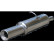 InoxCar exhaust suitable for Opel Astra F 1.6 (75 hp) 1996- 80 mm (3 mounting points)