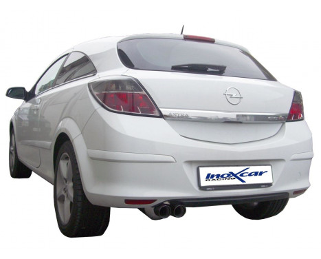 InoxCar exhaust suitable for Opel Astra H GTC 1.6T (180hp) 2007- 2x70mm Racing
