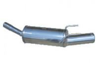 InoxCar exhaust suitable for Opel Corsa B 1.4 (82-90 hp) 1993- 80 mm
