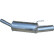 InoxCar exhaust suitable for Opel Corsa B 1.4 (82-90 hp) 1993- 80 mm