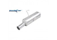 InoxCar exhaust suitable for Peugeot 106 1.6 16v Rallye/GTI/1.6 16v 1996-2000 1x76mm RetrÃƒÂƒÃ