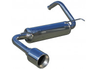 InoxCar exhaust suitable for Peugeot 107 1.0 12v (68hp) 2005- 102mm