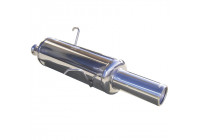 InoxCar exhaust suitable for Peugeot 206 1.4 (75hp) -2000 80mm